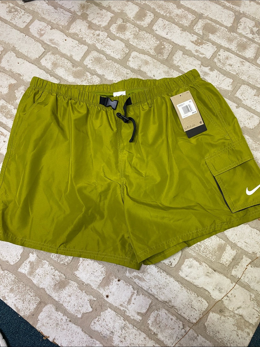 Nike Olive Green Men’s Swim Trunks